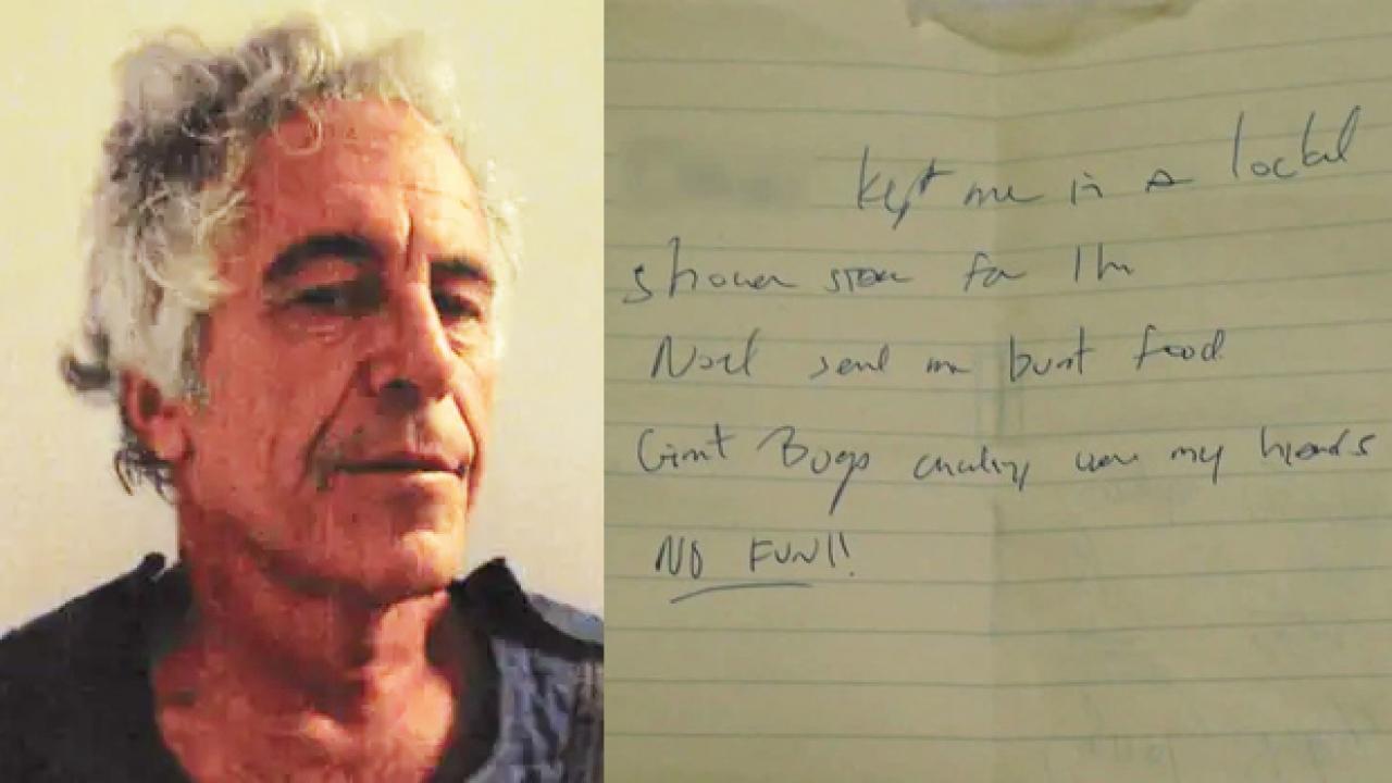 Epstein'in intihar notu ortaya çıktı! Mahkeme dünyadan saklamış