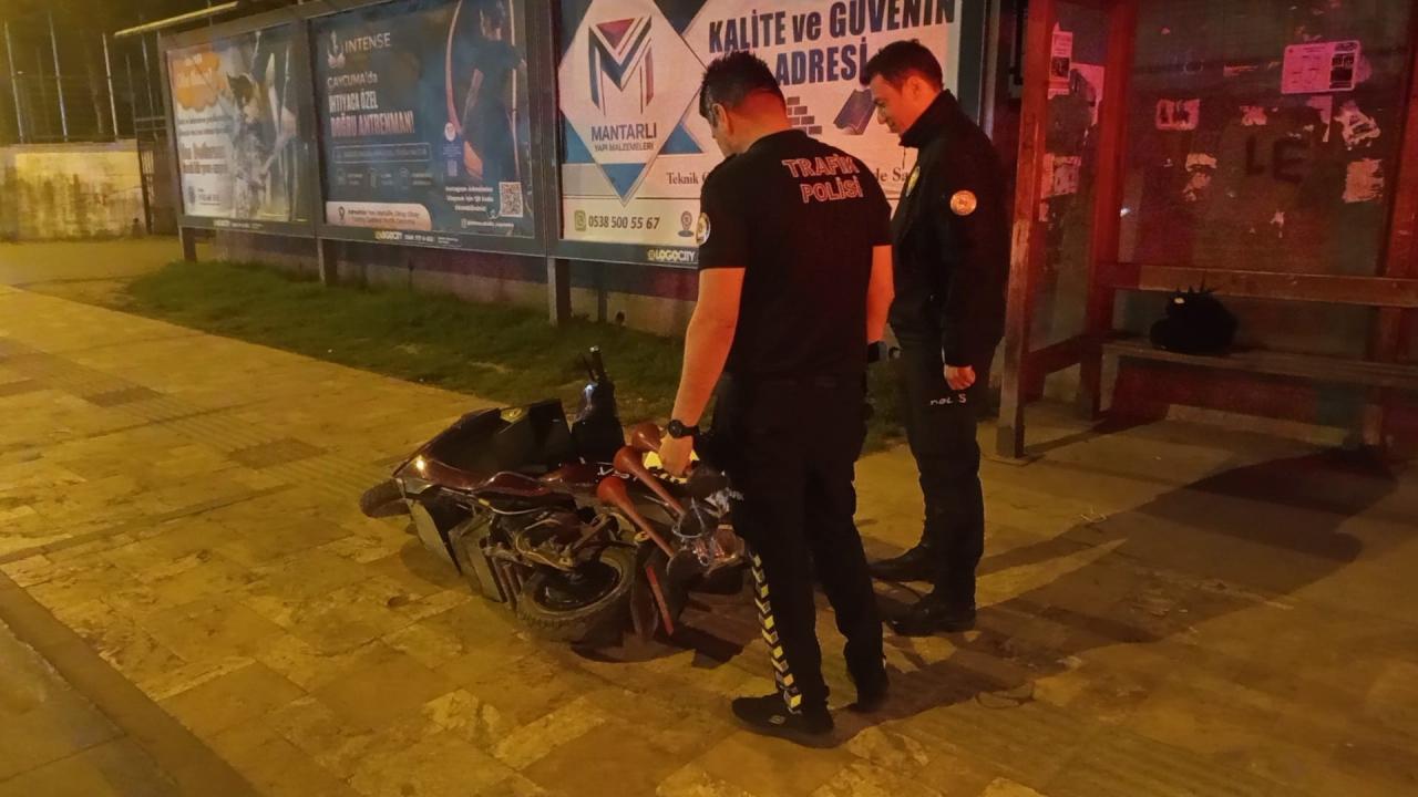 14 yaşındaki sürücünün kurduğu düzenek başını yaktı