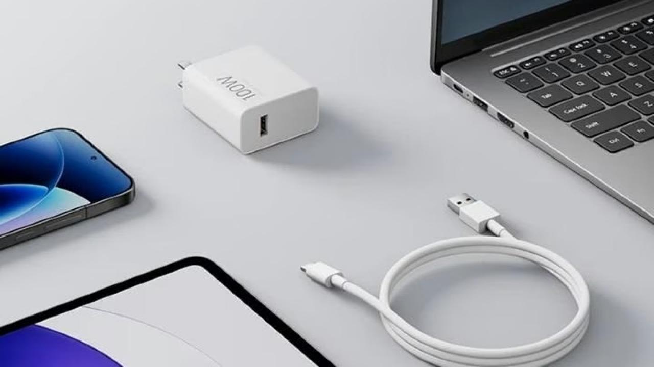 Xiaomi’den 100W’lık yeni GaN şarj adaptörü: Laptopları bile şarj ediyor