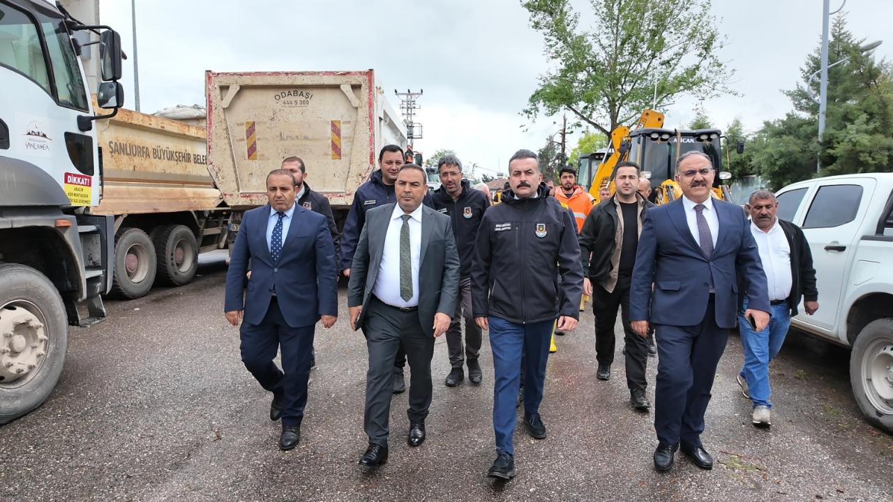 Büyükşehir, Birecik'te afetin yaralarını hızlı bir şekilde sarıyor