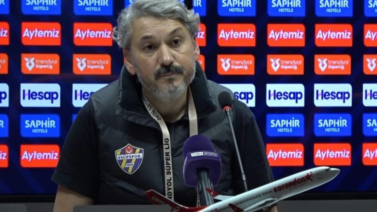 Eyüpspor Teknik Direktörü Atila Gerin: Maçtan önce kimse kabul etmezdi ama...