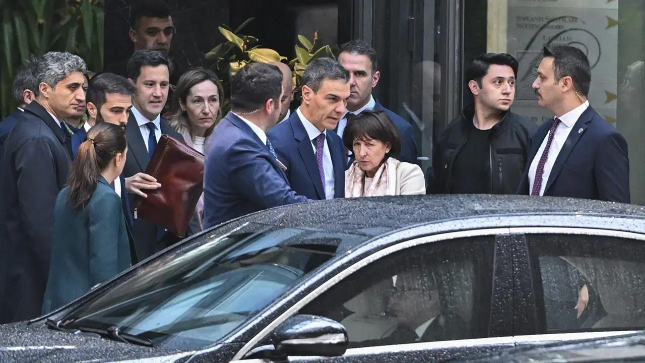 Uçağı acil iniş yapmıştı, Sanchez, Ankara'dan ayrıldı!