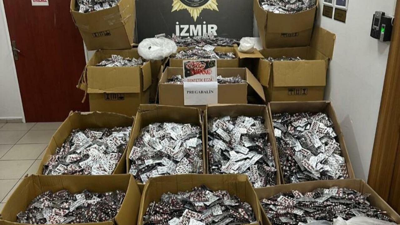 İzmir’de 11 milyon 904 bin 456 sentetik hap ele geçirildi