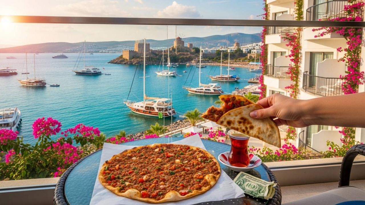 Plaja giriş parasıyla tatil yapılır! Lahmacun 30 euro, hamburger 42 euro! Sezon açıldı
