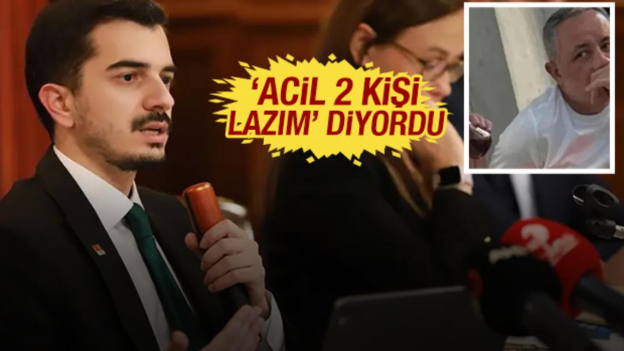 'Acil 2 kişi lazım' diyen 'Fuhuşçu Turgut' CHP'li Başkan'a talimat vermiş: 'Sil abi. Ok'