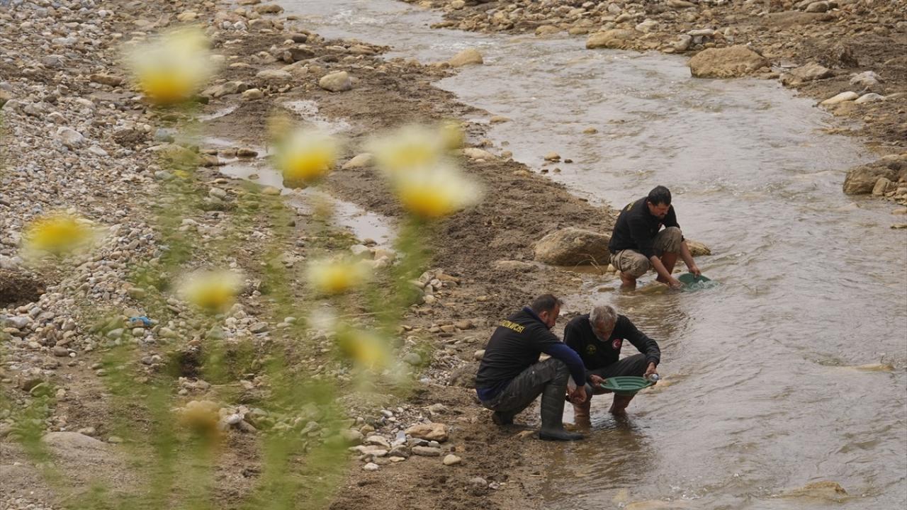 Aydın'da altın çılgınlığı! Duyan duymayana duyurdu: Herkes dereye akın etti