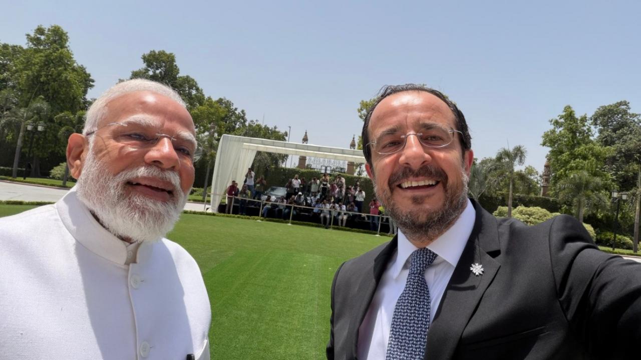 Hristodulidis ve Modi imzaları attı! “Güney Kıbrıs Hindistan için bir üs olacak”