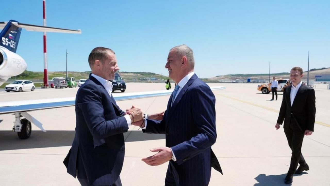 UEFA Başkanı Aleksander Ceferin, İstanbul'a geldi