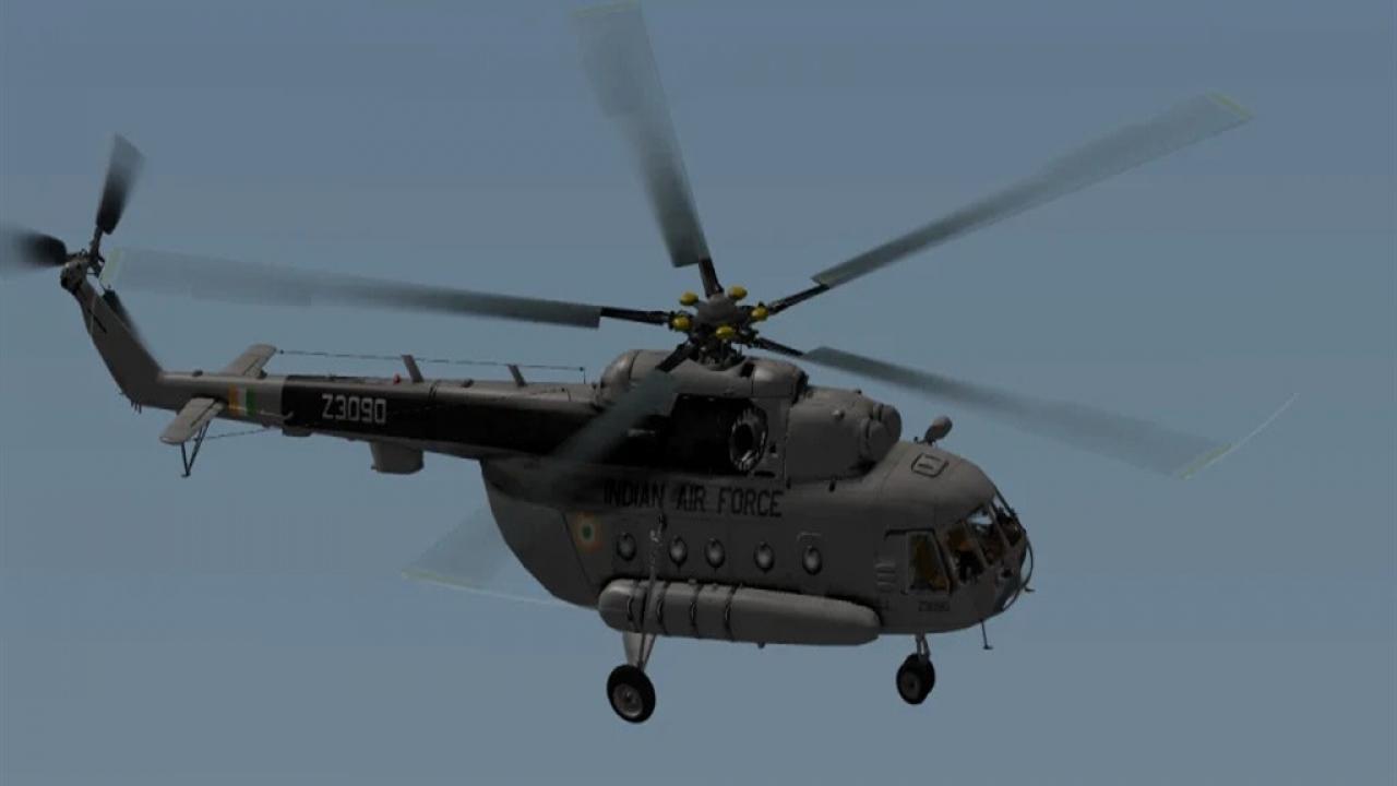 Pakistan'da düşen askeri helikopter