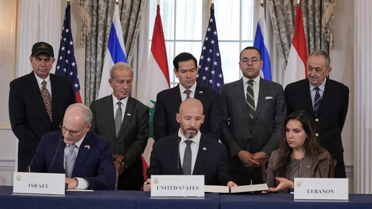 Washington’da tarihi imzalar atıldı! İsrail ve Lübnan’ın çerçeve anlaşması nedir?