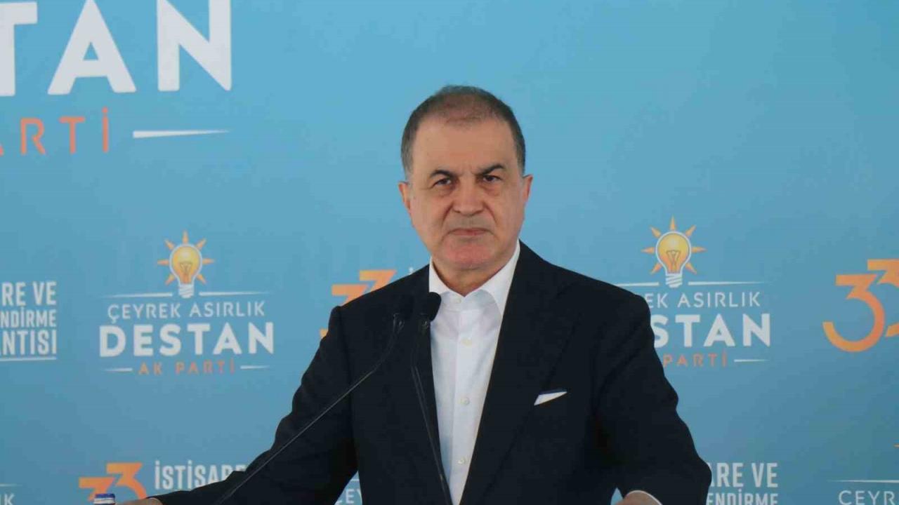Ömer Çelik basın toplantısında konuşuyor
