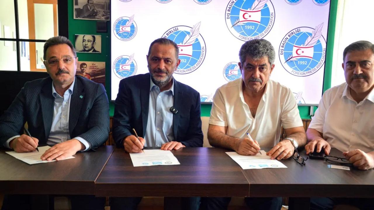 KKTC Dış Basın Birliği, TİMBİR ve TDGF arasında İş Birliği protokolü imzalandı KKTC Dış Basın Birliği, TİMBİR ve TDGF arasında İş Birliği protokolü imzalandı