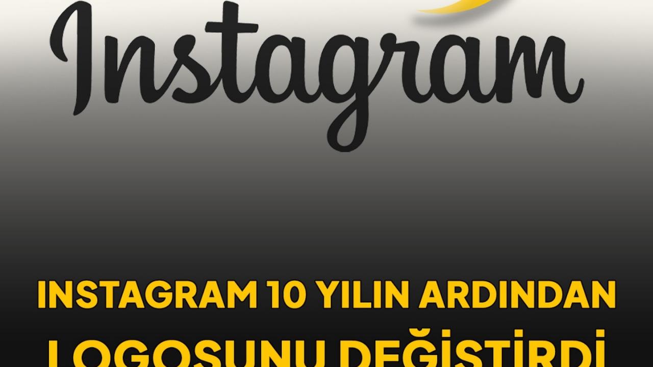 Instagram logosunu değiştirdi