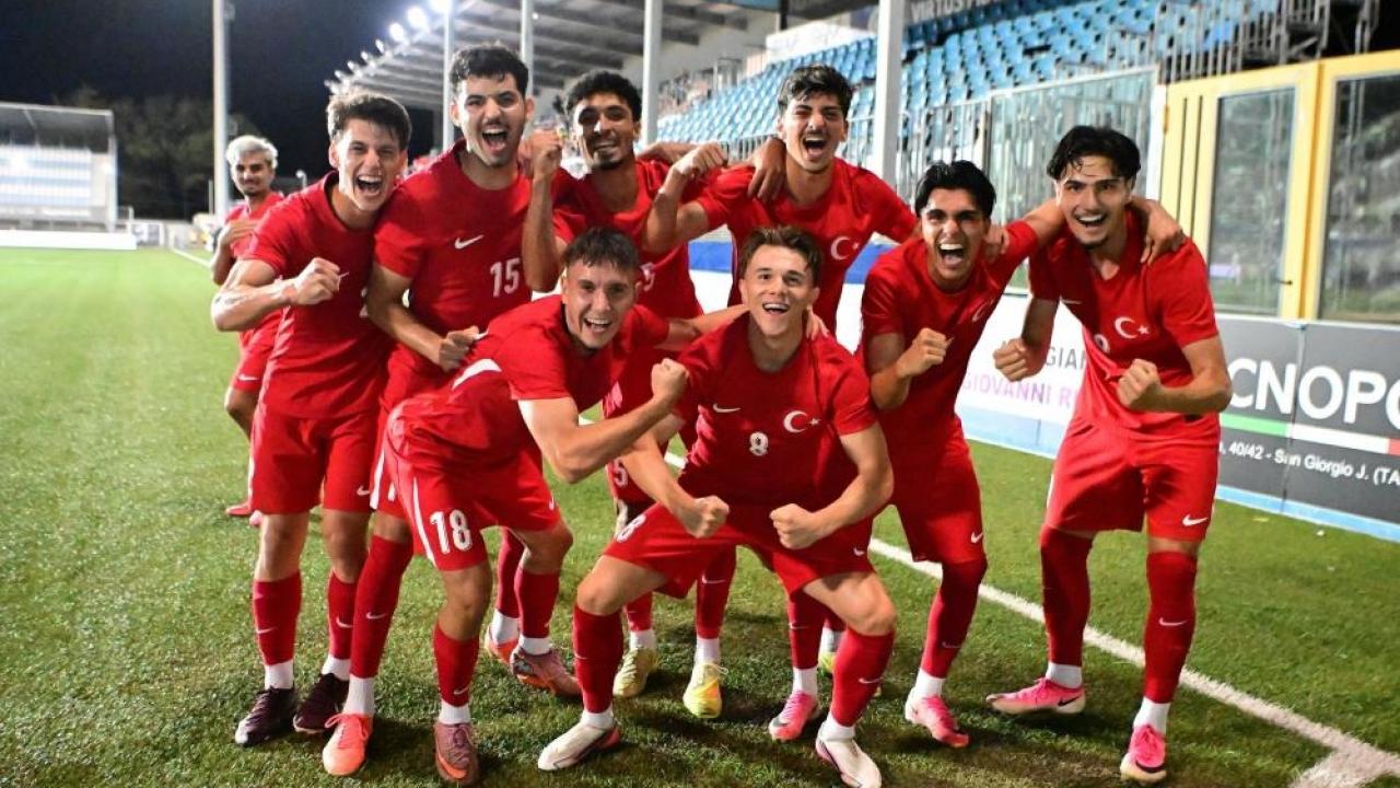 Akdeniz Oyunları'nda U20 millilerden Åov! Kuzey Makedonya'yı sahadan sildi