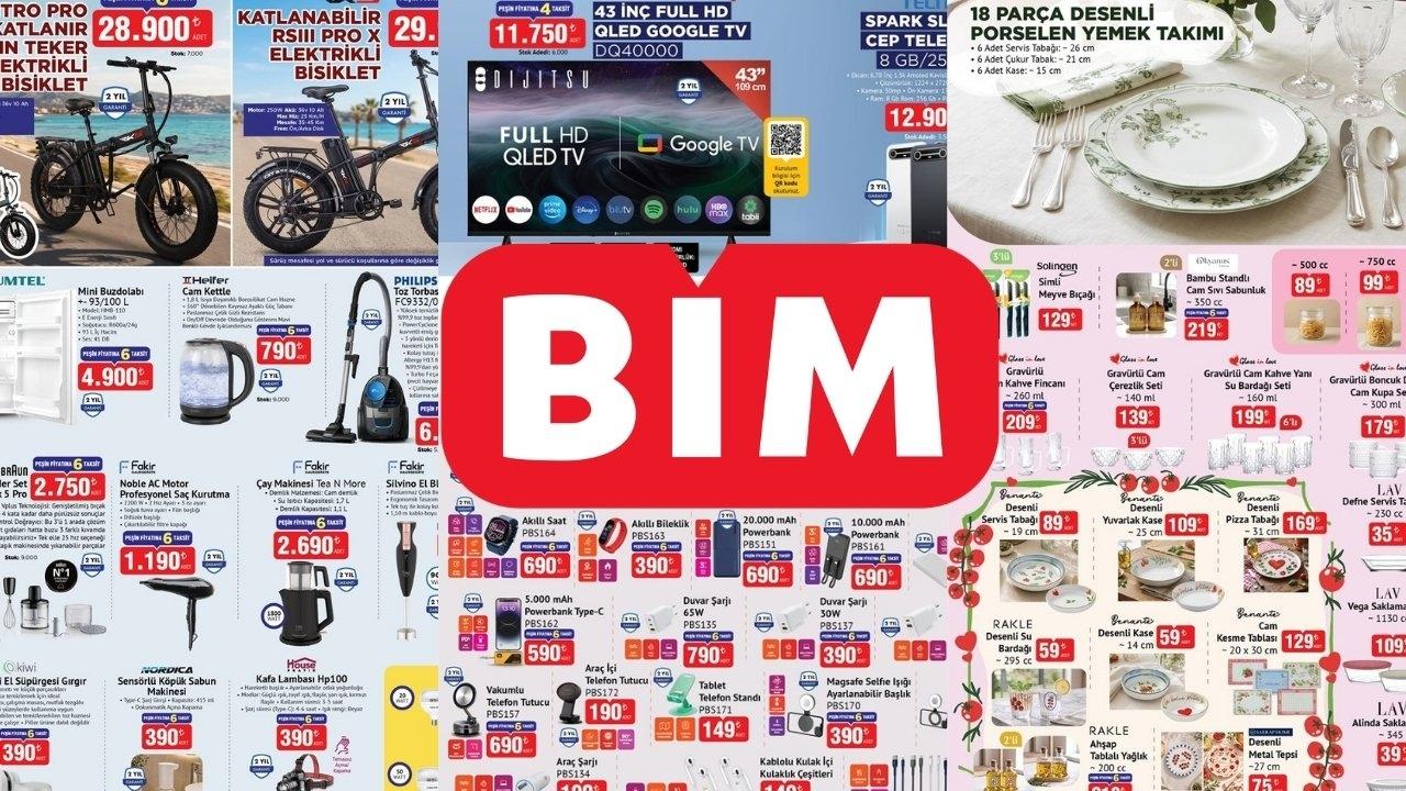 BİM Aktüel ürünleri 28-30 AÄustos: Elektrikli bisiklet, Süpürge, Telefon...