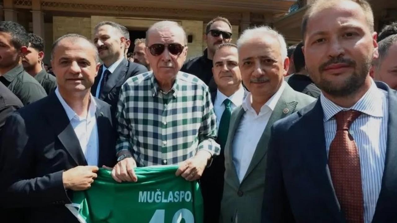 Marmaris’te dikkat çeken buluÅma! CumhurbaÅkanı …