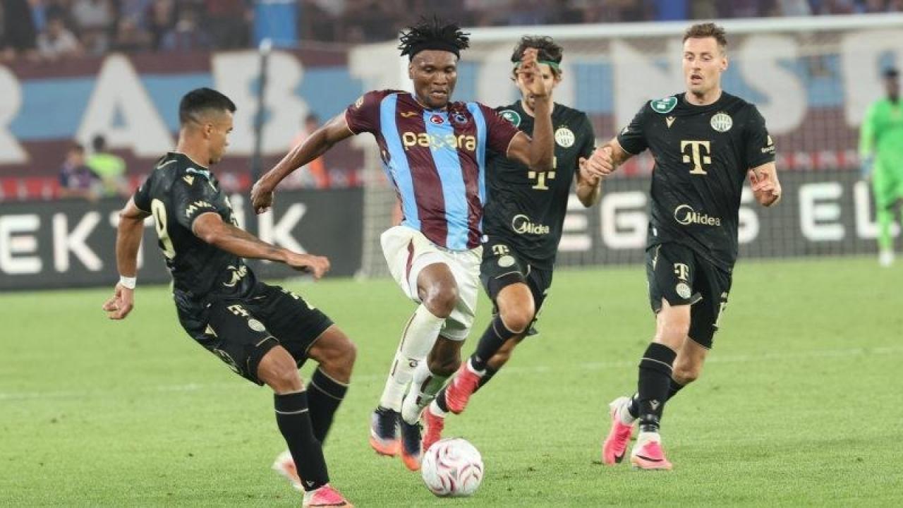 Trabzonspor'un Ferencvaros maçı kamp kadrosu açıklandı