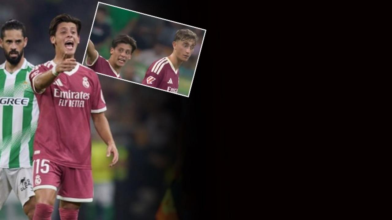 Arda Güler, Real Betis maçında çılgına döndü! Takım arkadaÅıyla tartıÅtı