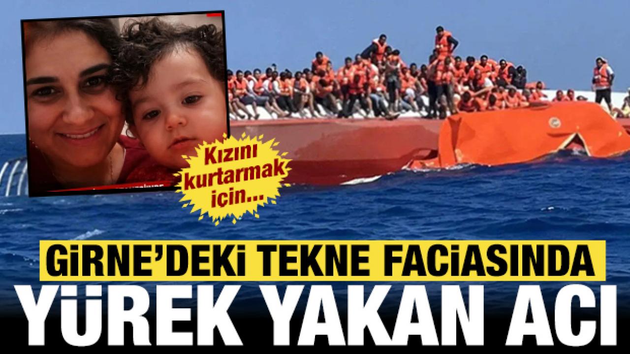 Girne'deki tekne faciasında yürek yakan acı: Kızını kurtarmak için...