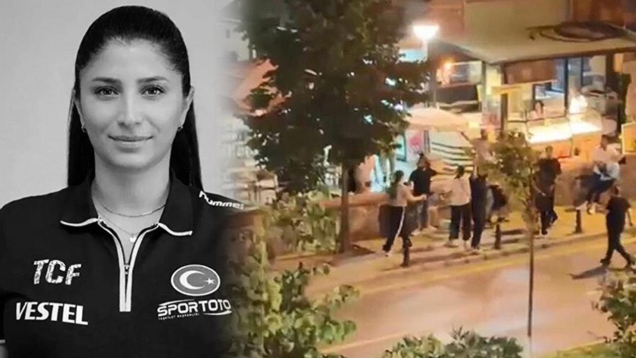 Milli antrenör Funda BakıÅ'ın bıçaklanarak öldürüldü! Cinayet anı ortaya çıktı