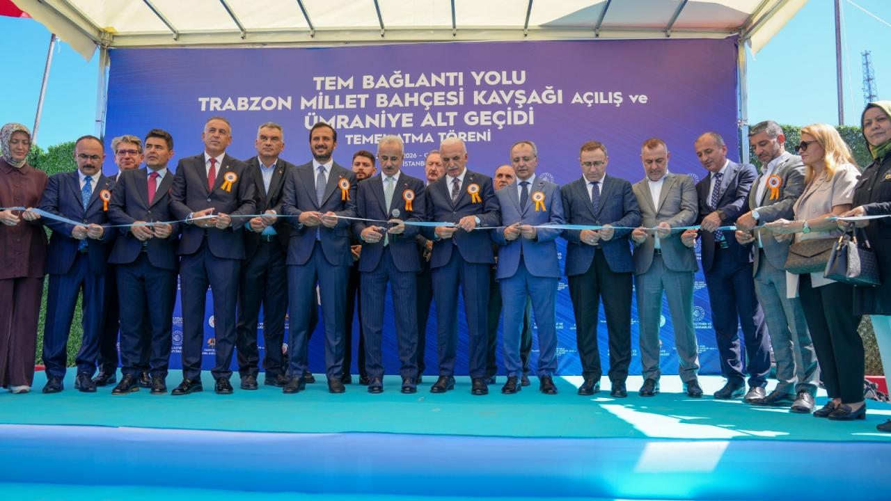 Trabzon Millet Bahçesi BaÄlantı Yolu Ãmraniyeâde Açıldı, Åile Yolu Projesiânin temeli atıldı