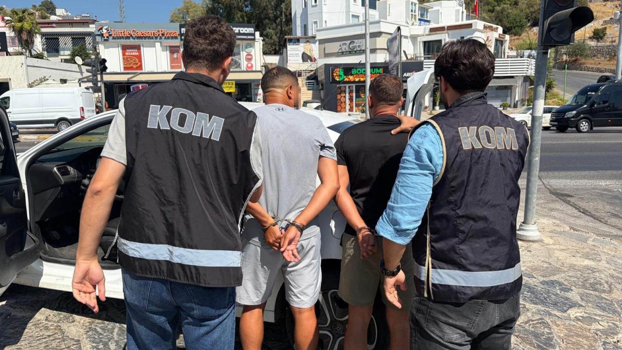 Kırmızı bültenle aranan Fransız suç örgütü üyesi Bodrum'da yakalandı