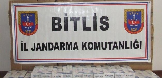 Bitlis'te kaçak sigara operasyonu
