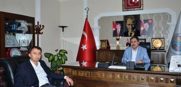 Darende Kaymakamı Türk'ten Başkan Eser'e ziyaret