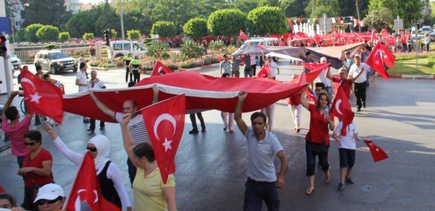 Antalya'da terör saldırılarına tepki