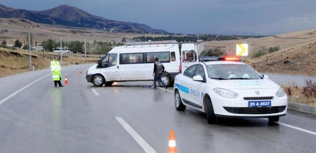Erzurum'da trafik kazası: 1 ölü, 9 yaralı