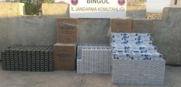 Bingöl’de kaçak sigara operasyonu