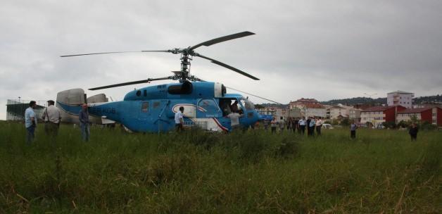 Ukrayna helikopterinden Giresun'a zorunlu iniş