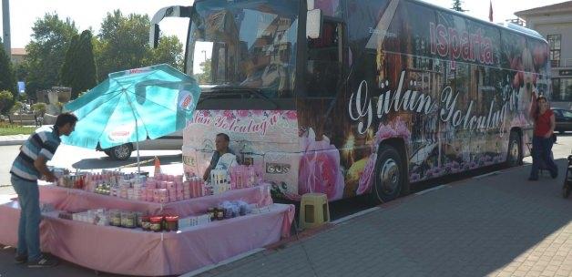 "Gülün Yolculuğu Isparta Tanıtım Otobüsü" Kırklareli'nde
