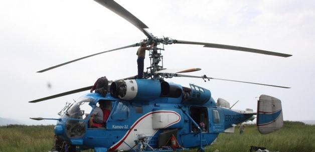 Ukrayna helikopterinin Giresun'a zorunlu iniş yapması