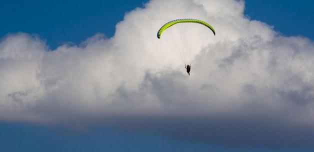 Eskişehir'de yamaç paraşütü heyecanı
