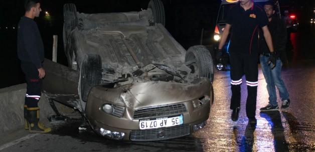 Turgutlu'da trafik kazası: 1 yaralı