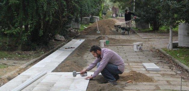Atatürk Parkı altyapı çalışmaları
