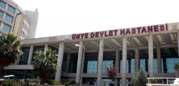 Ünye'de yeni devlet hastanesine ulaşım faaliyeti