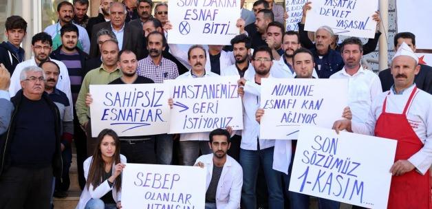 Sivas'ta Numune Hastanesinin taşınmasına tepki