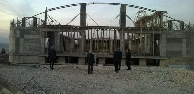 KSÜ'deki cami inşaatı yükseliyor