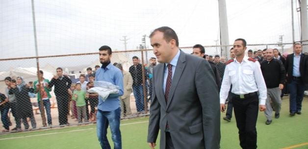 Midyat'taki çadır kentte futbol turnuvası
