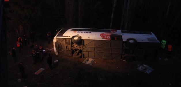 Çorum'daki otobüs kazası