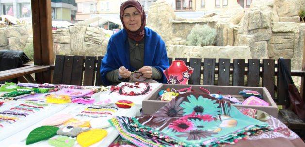 Çubuk'ta "hünerli eller pazarı" açıldı