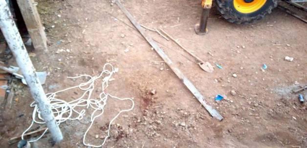 Kırıkkale'de üzerine demir profil düşen muhtar öldü