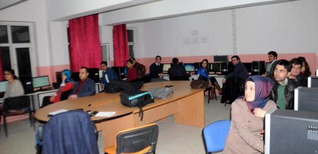 Hizan'da öğretmenlere Fatih Projesi eğitimi