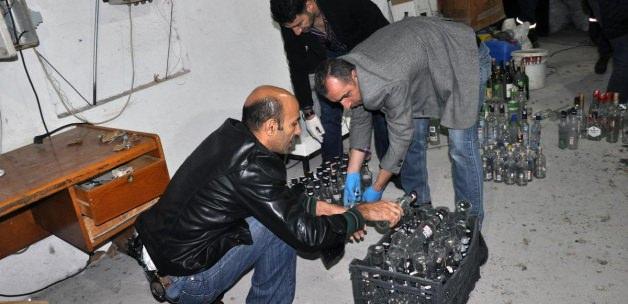 Zonguldak'ta kaçak içki imalathanesine operasyon