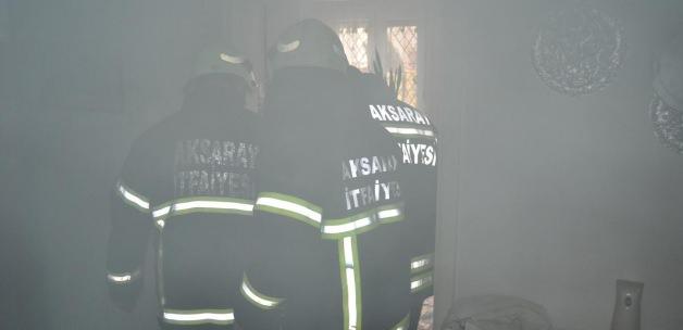 Aksaray'da ev yangını