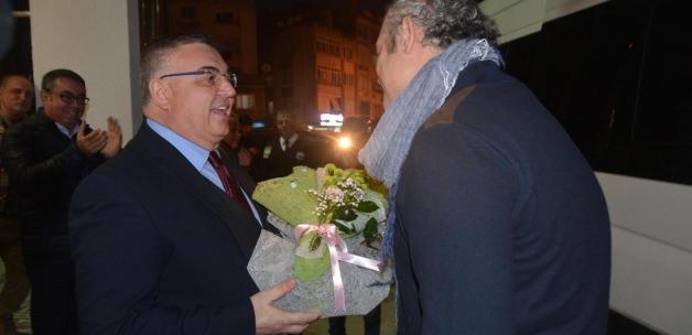 Sanatçı Üzümcü'den Kırklareli Belediye Başkanı Kesimoğlu'na ziyaret