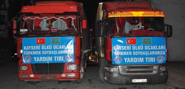 Kayseri'den Bayırbucak Türkmenlerine yardım