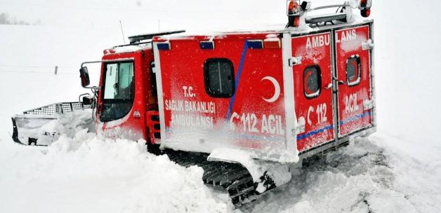 Van 112  Acil Sağlık ekipleri kışa hazır